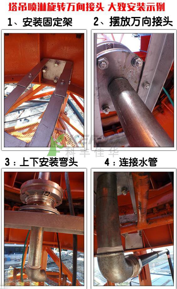 塔吊噴淋旋轉接頭