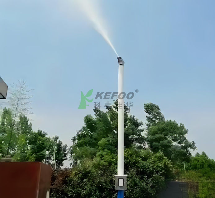 兩種攪拌站噴霧降塵設備實現(xiàn)環(huán)保自動化管理