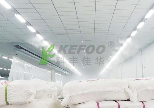 紡織廠車(chē)間噴霧加濕系統(tǒng)應(yīng)用