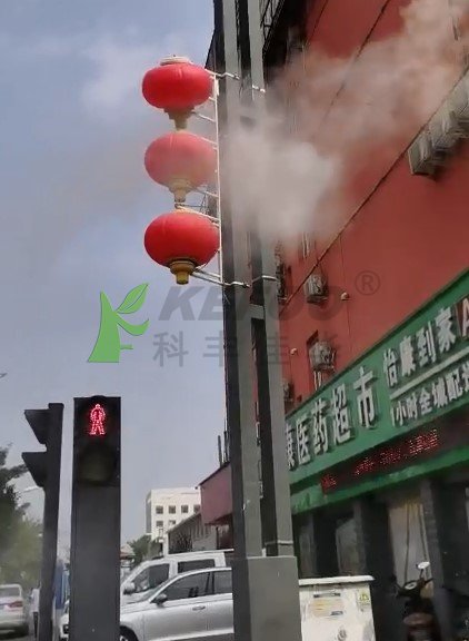 路燈桿噴霧降塵